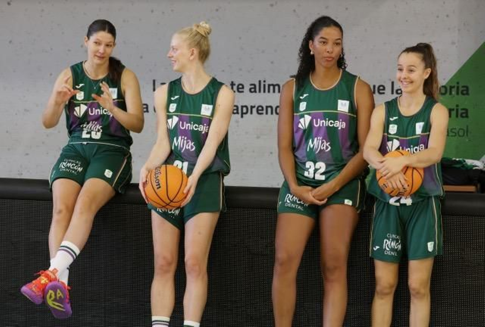 Sonrisas y buena energía en el Media Day del Unicaja Mijas