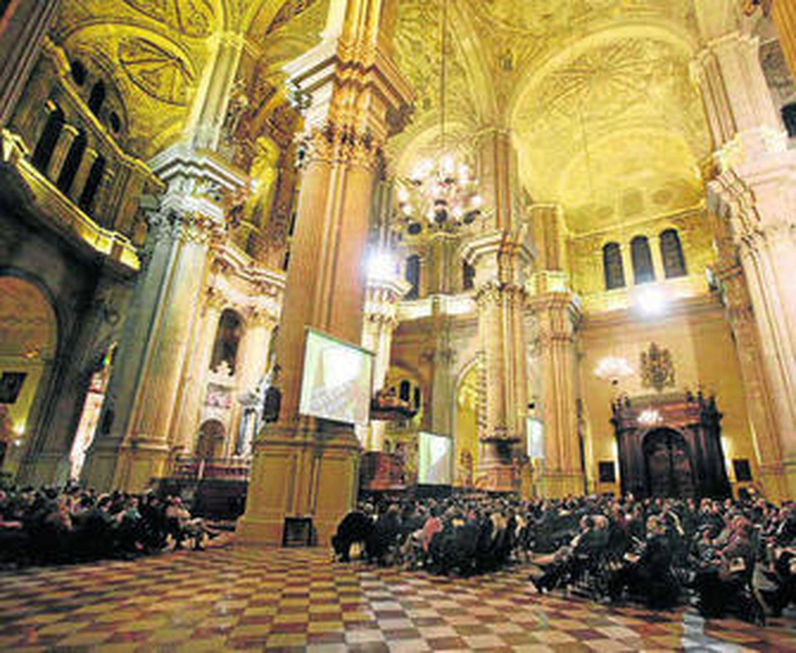 Interior de la Catedral de Málaga.