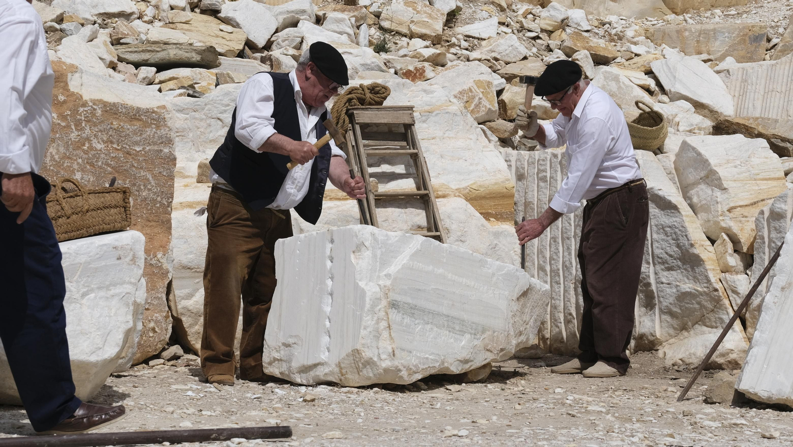 Imágenes de la recreación histórica Canteros y Caciques, en Macael