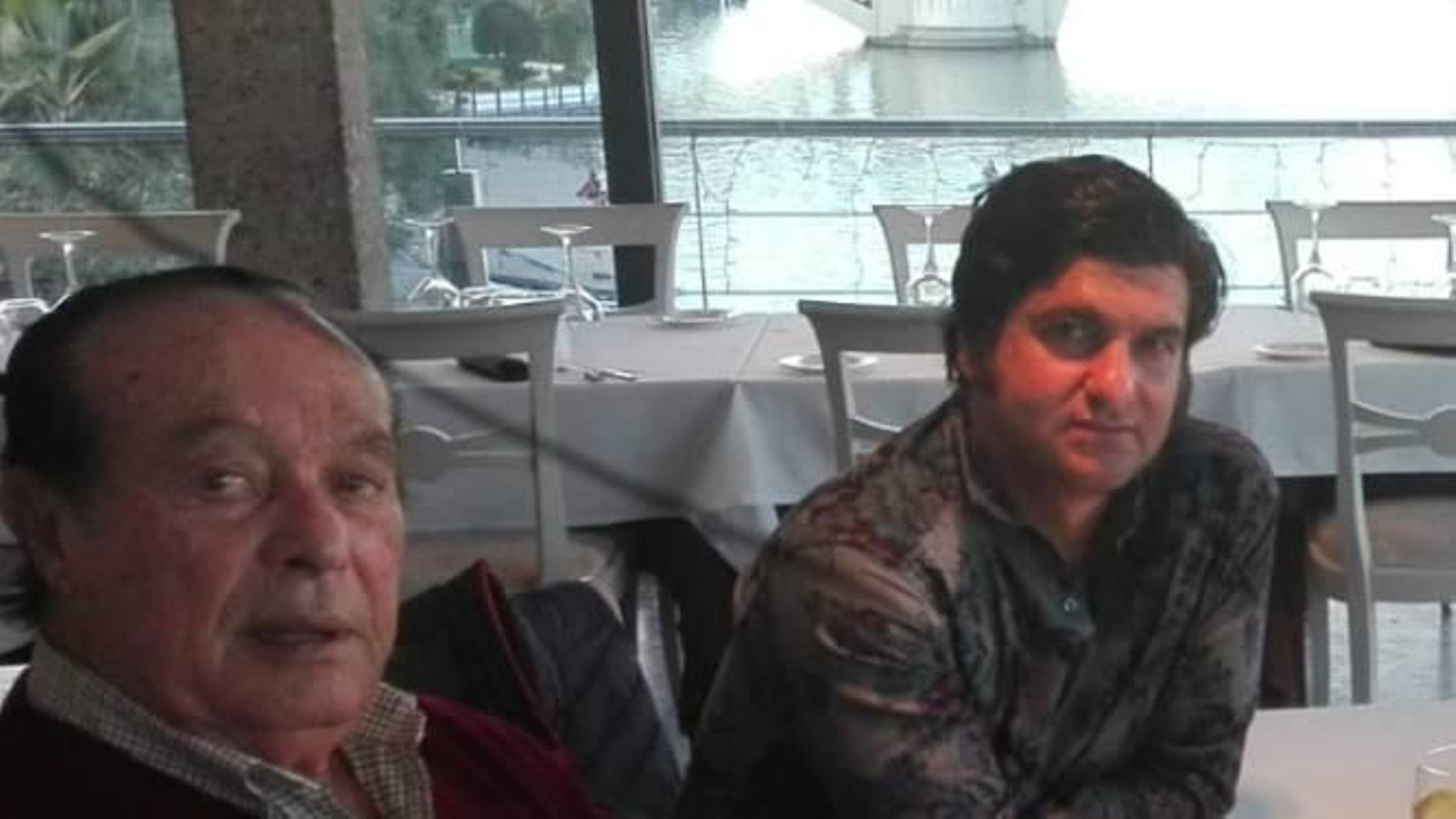 Morante y Curro, almorzando en el Círculo de Labradores.