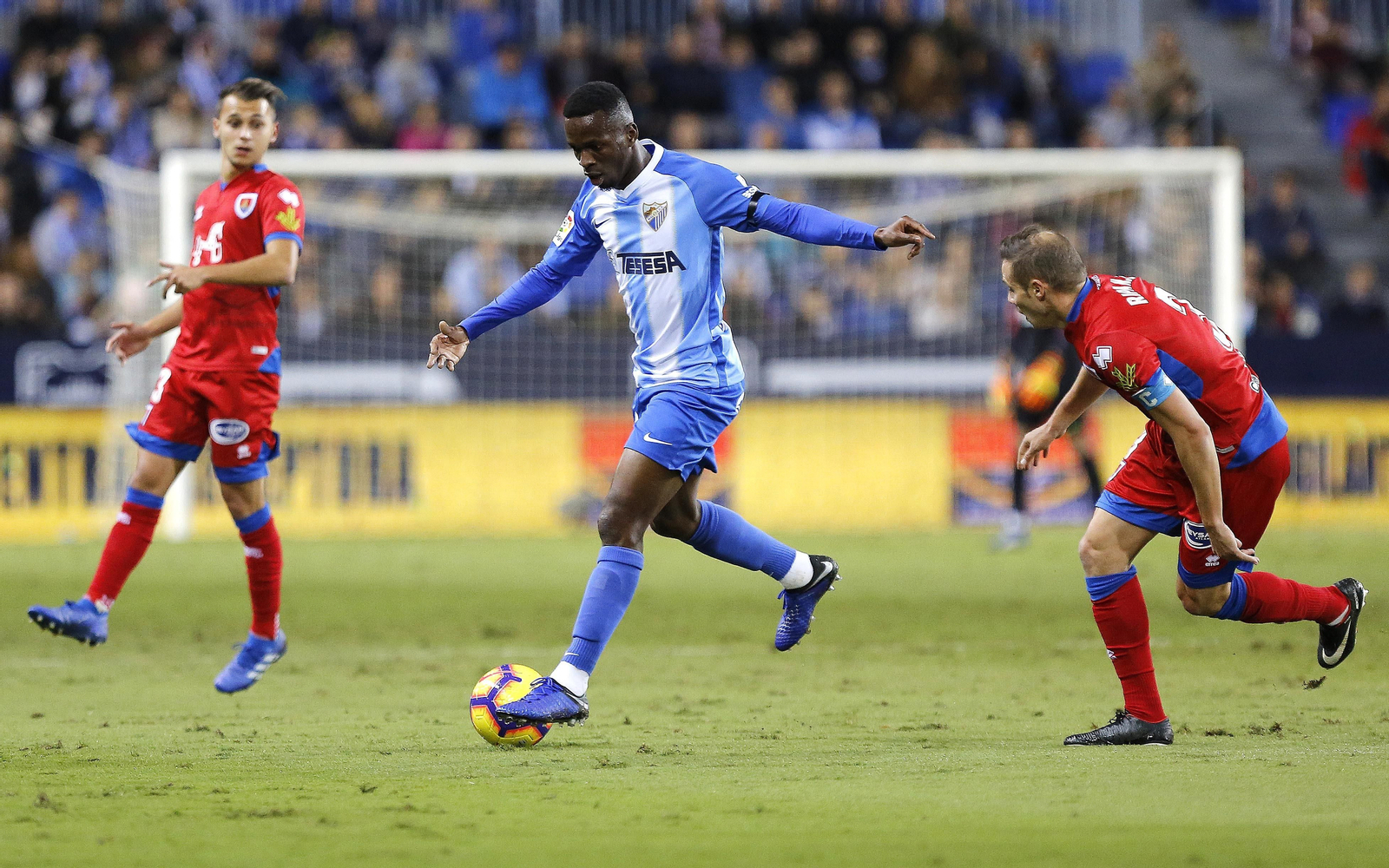 El Málaga-Numancia, en imágenes