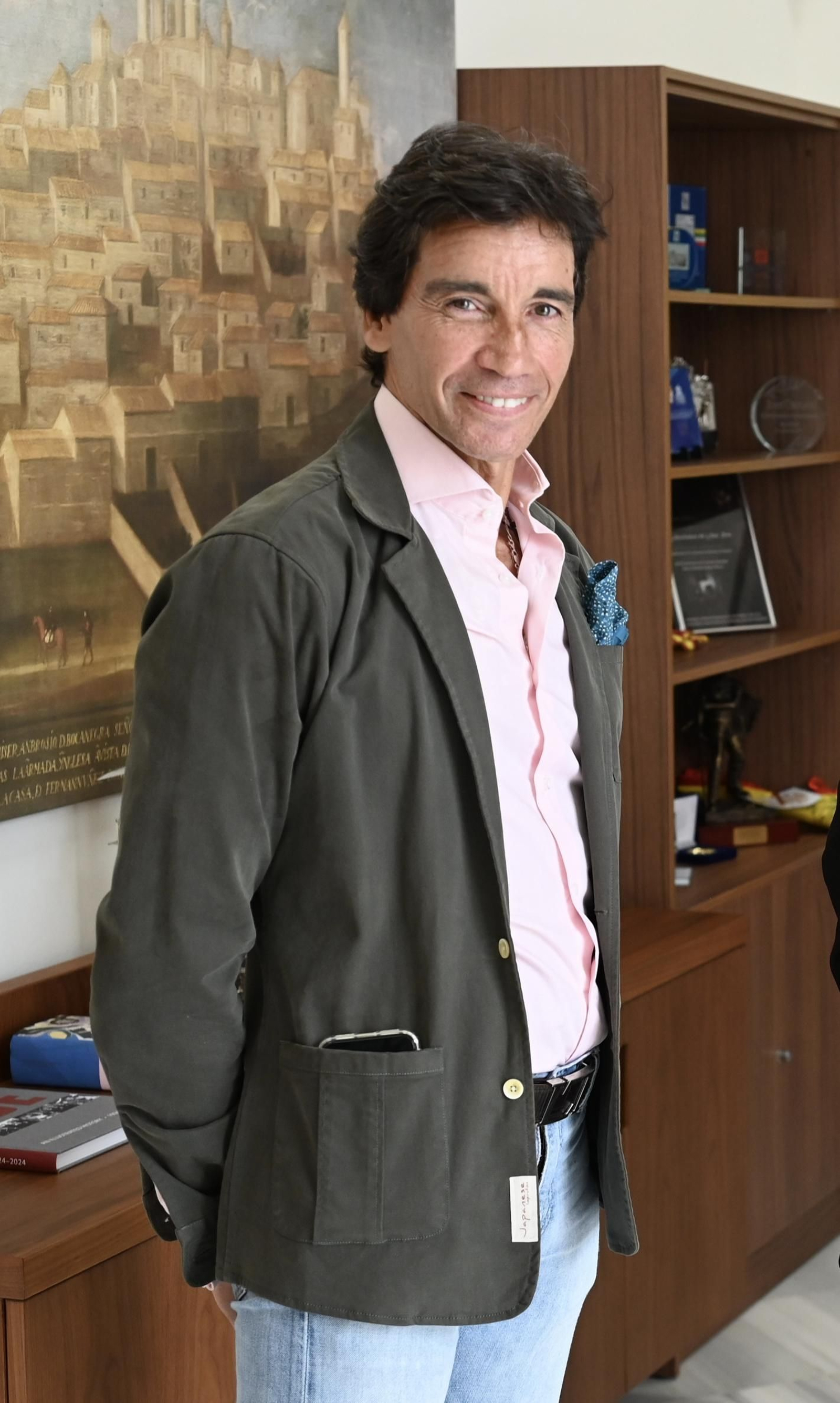 Curro Díaz, pregonero de la Real Feria de San Agustín de Linares.