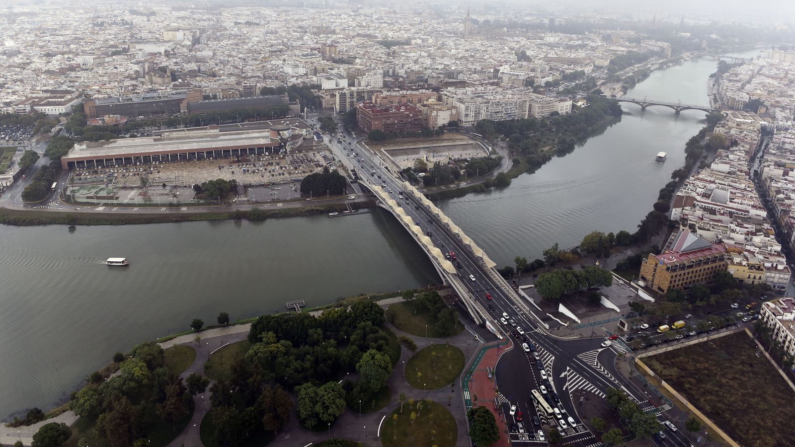 Vistas que se contemplan desde el hotel de Torre Sevilla.