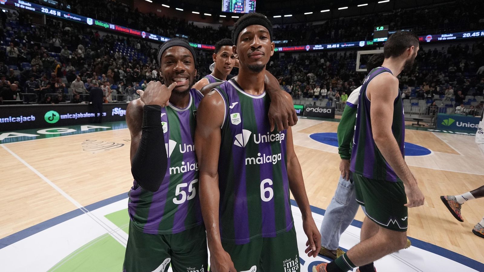 El Unicaja-Casademont Zaragoza, en fotos