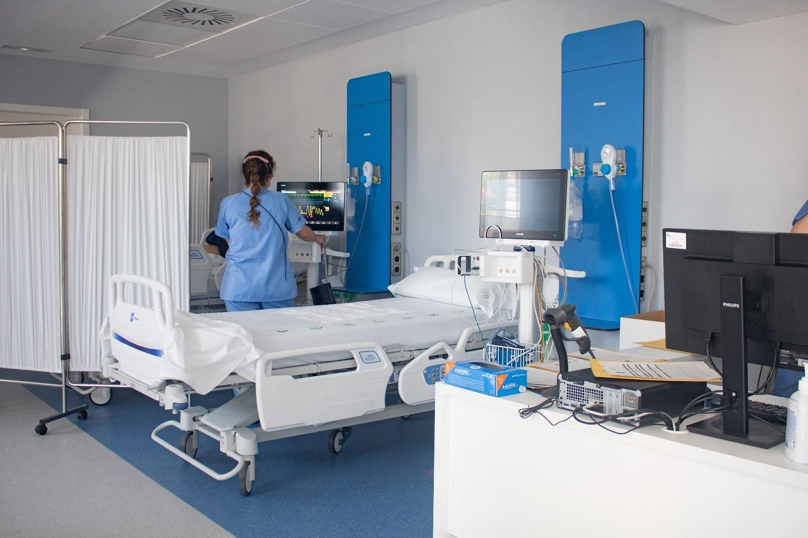 Una de las dependencias del nuevo Hospital de Día de Cardiología del Virgen del Rocío.