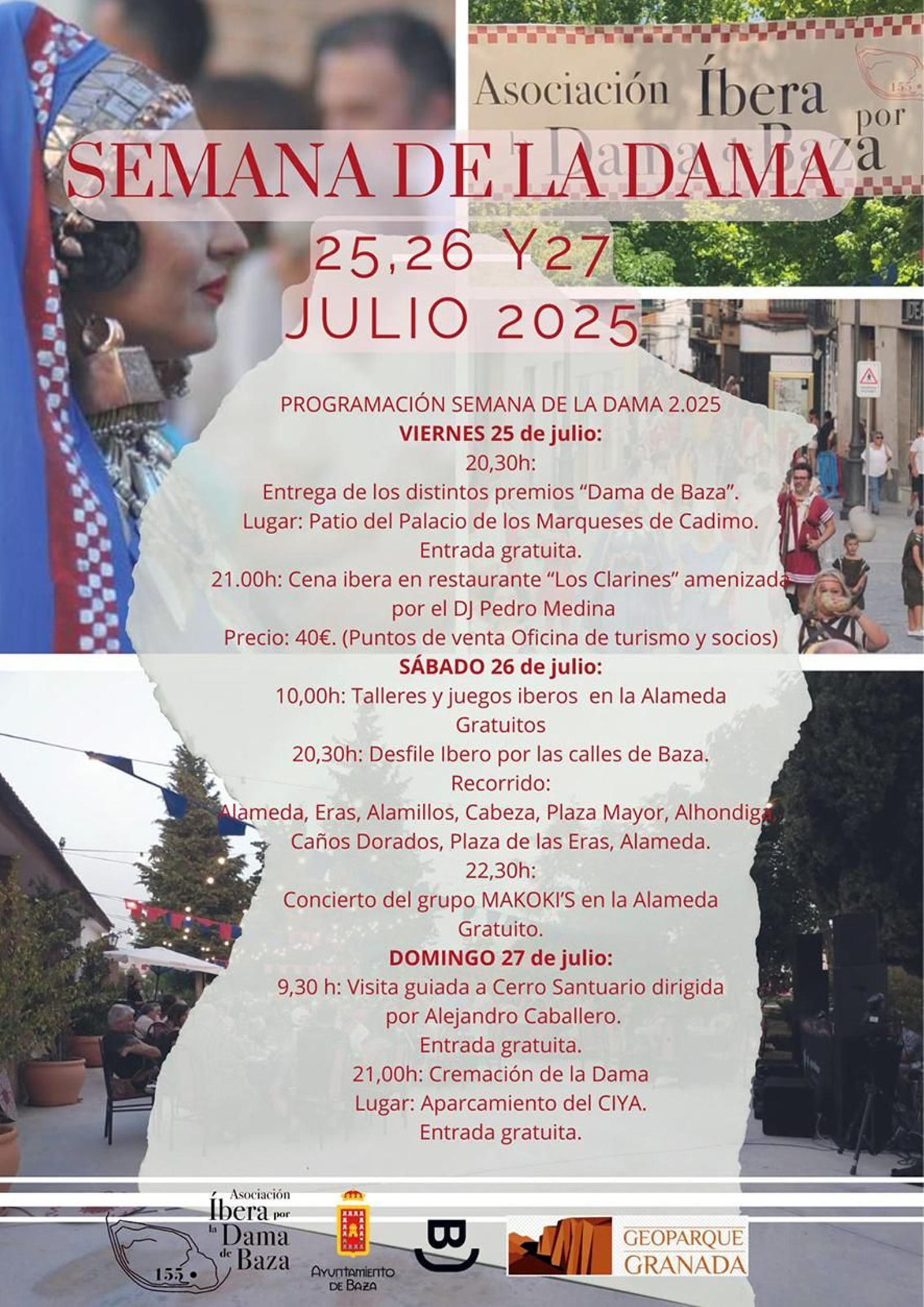 Programa completo de la tradicional Semana de la Dama 2025 de Baza