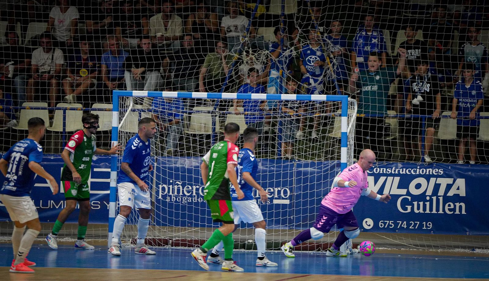 Imágenes del partido de futbolsala entre el Xerez Toyota - Cádiz Virgili