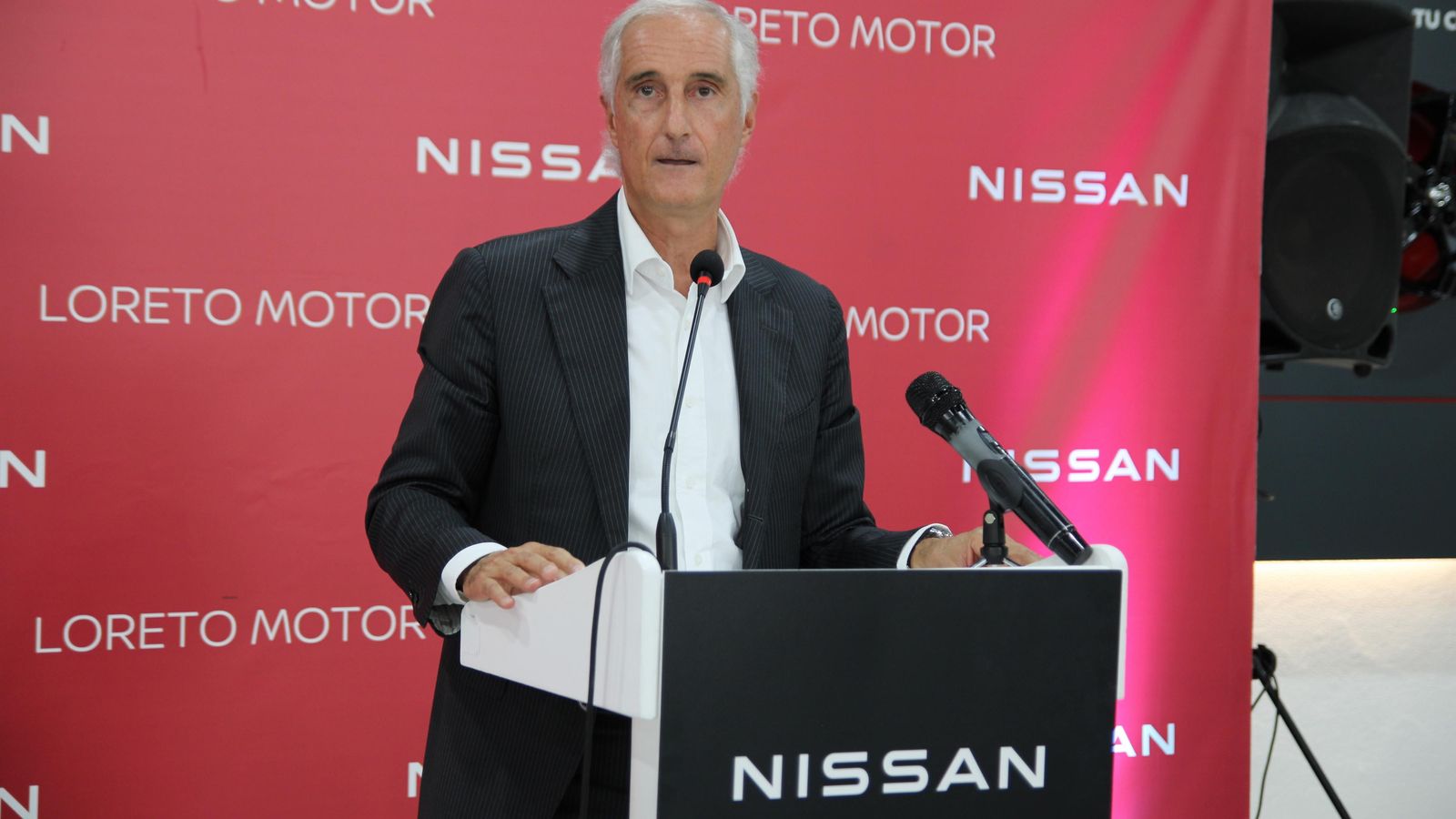 La entrega del Nissan Global Award 2022 a Loreto Motor dio la oportunidad a los periodistas de charlar con el CEO de Nissan Motor Ibérica, Bruno Mattucci.