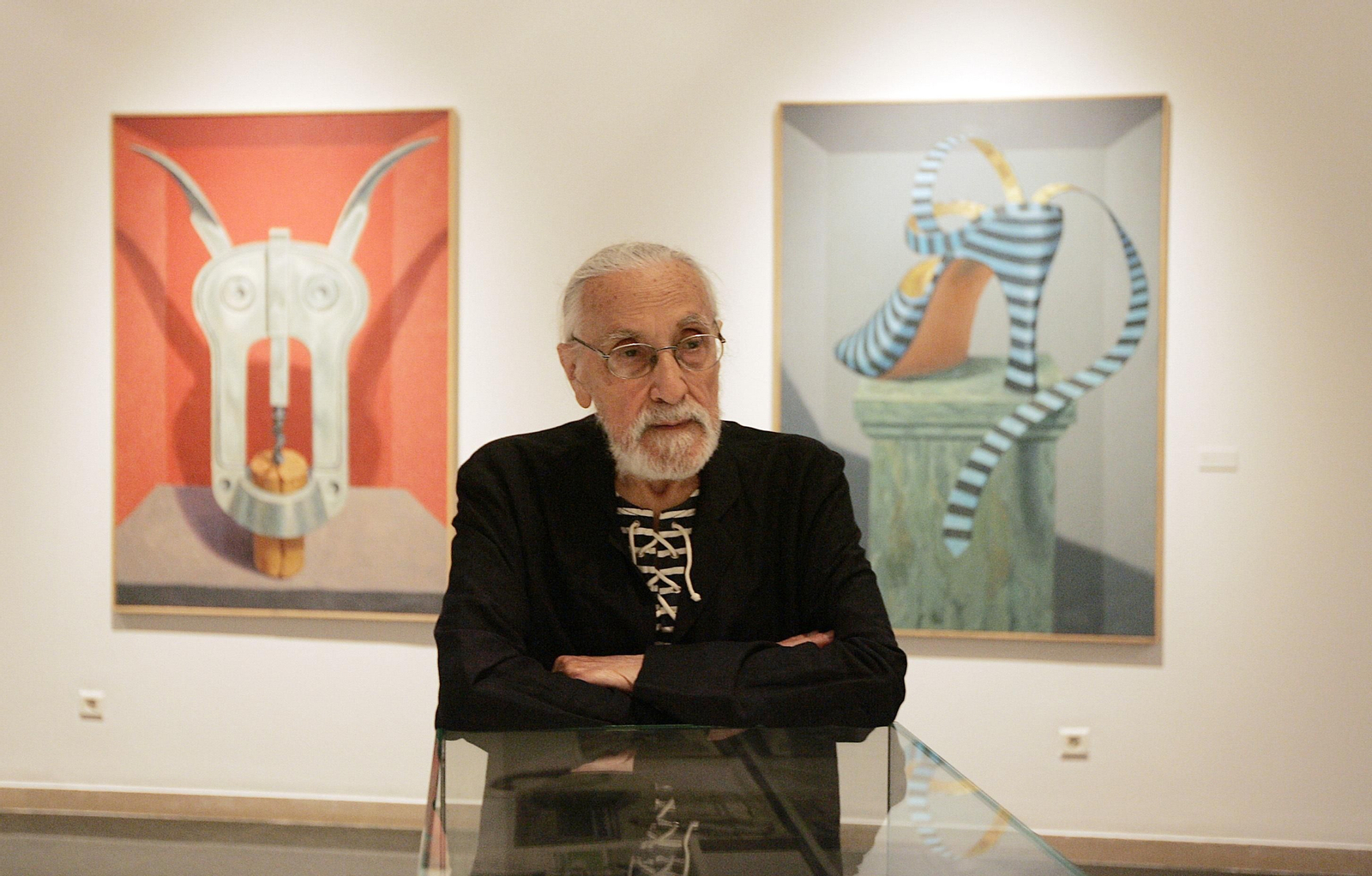 José Duarte, en la exposición que la sala Vimcorsa acogió sobre su obra en 2013. José Duarte, en la exposición que la sala Vimcorsa acogió sobre su obra en 2013.