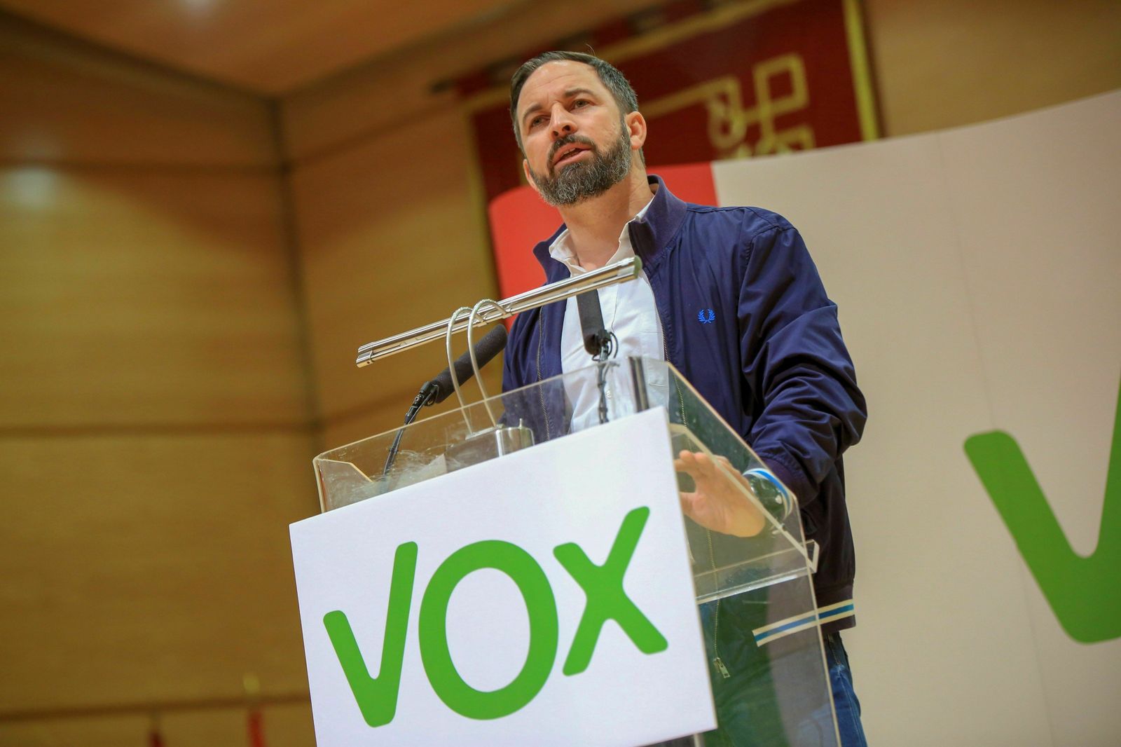 El líder de Vox, Santiago Abascal.