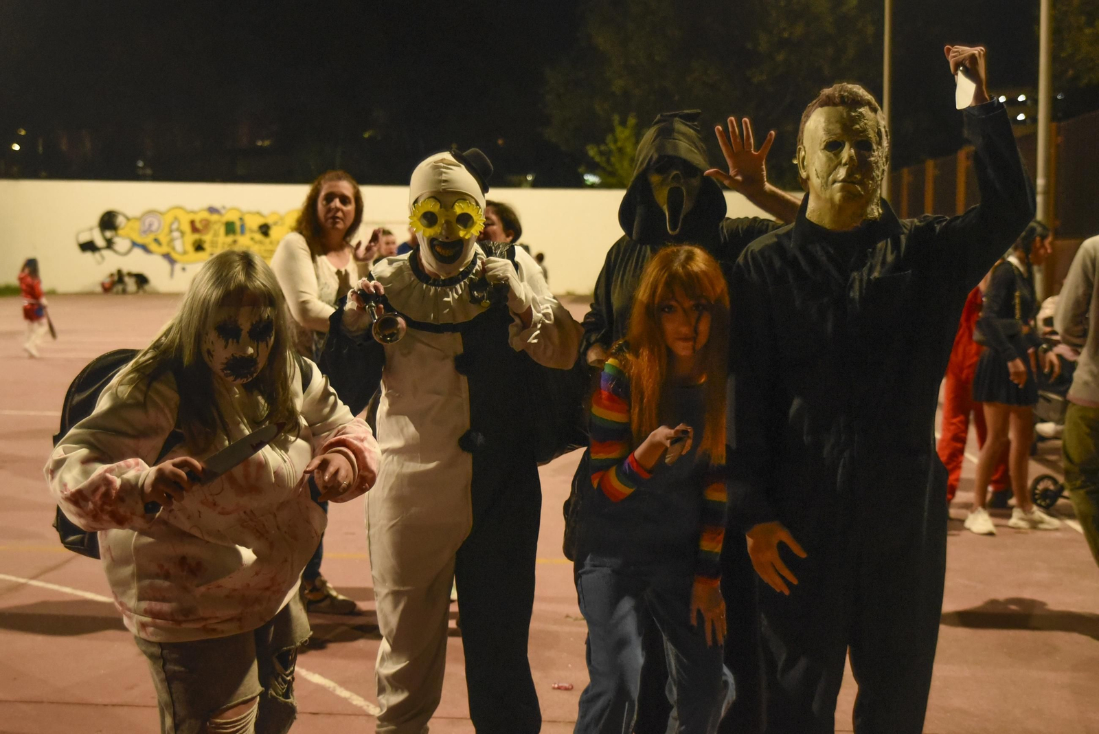 Fotos del horror freak por Halloween en La Línea