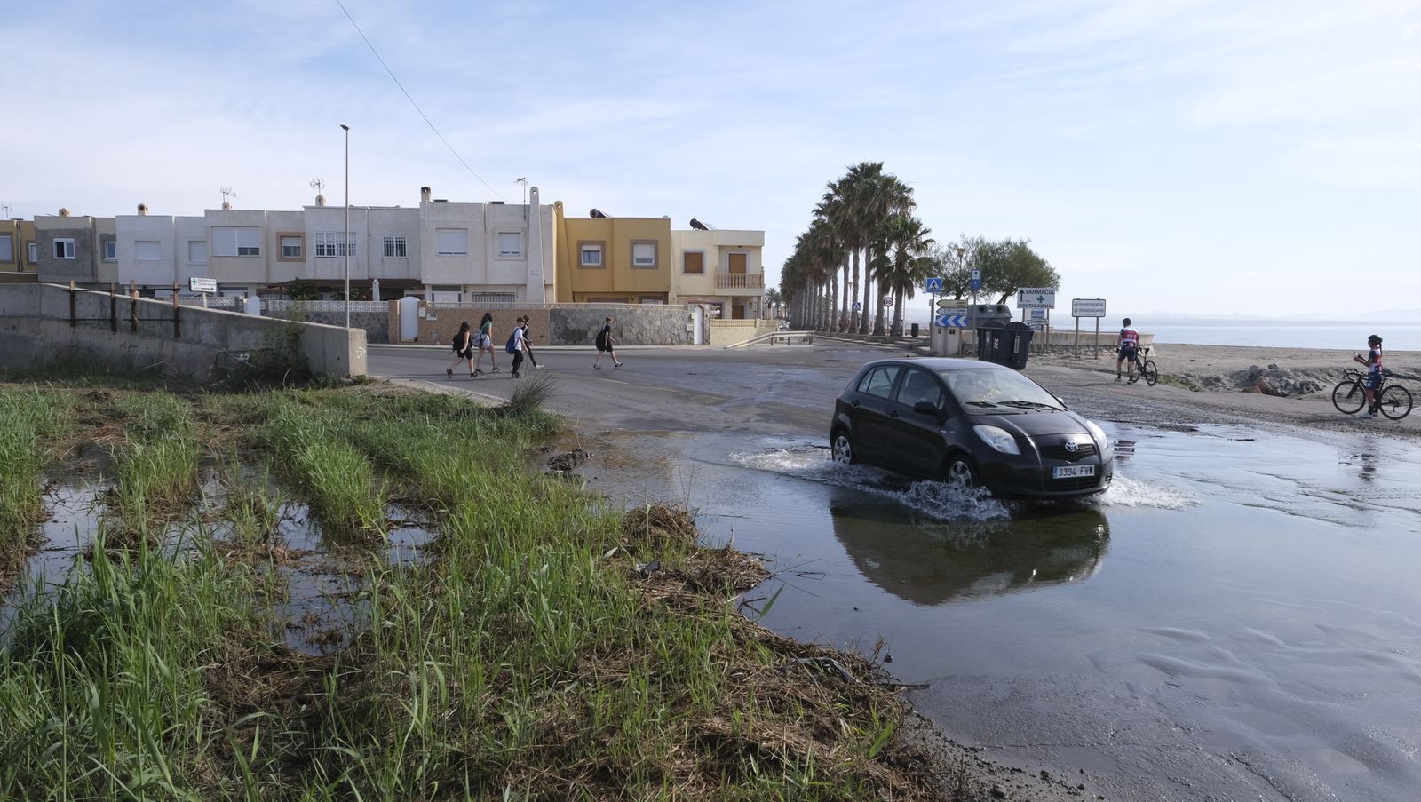Imágenes del 'lago artificial' de Costacabana