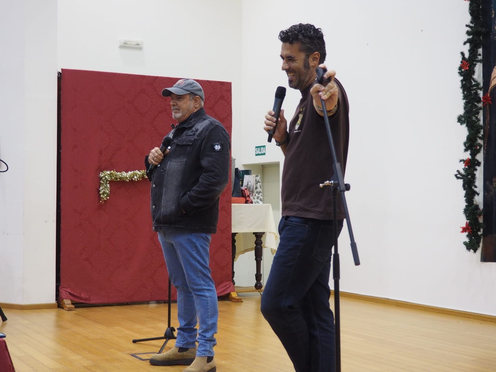 Los conocidos humoristas Juancho Bernabé y Fernando Bernal.