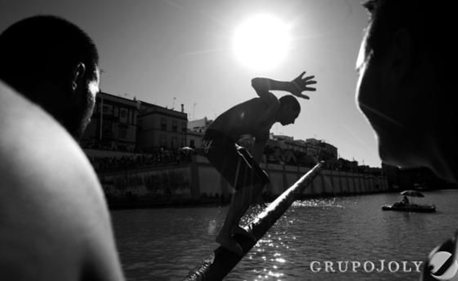 La cucaña de Triana, un clásico de la Velá.

Foto: Juan Carlos Muñoz