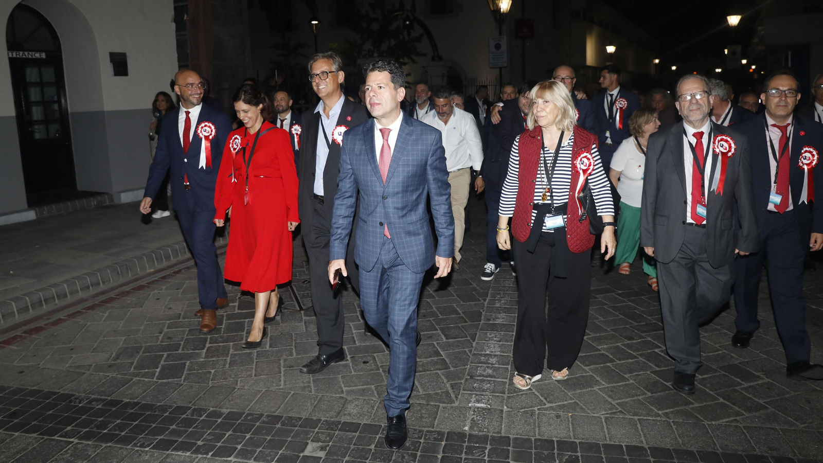 Las fotos de la victoria de Fabian Picardo que gana las elecciones en Gibraltar