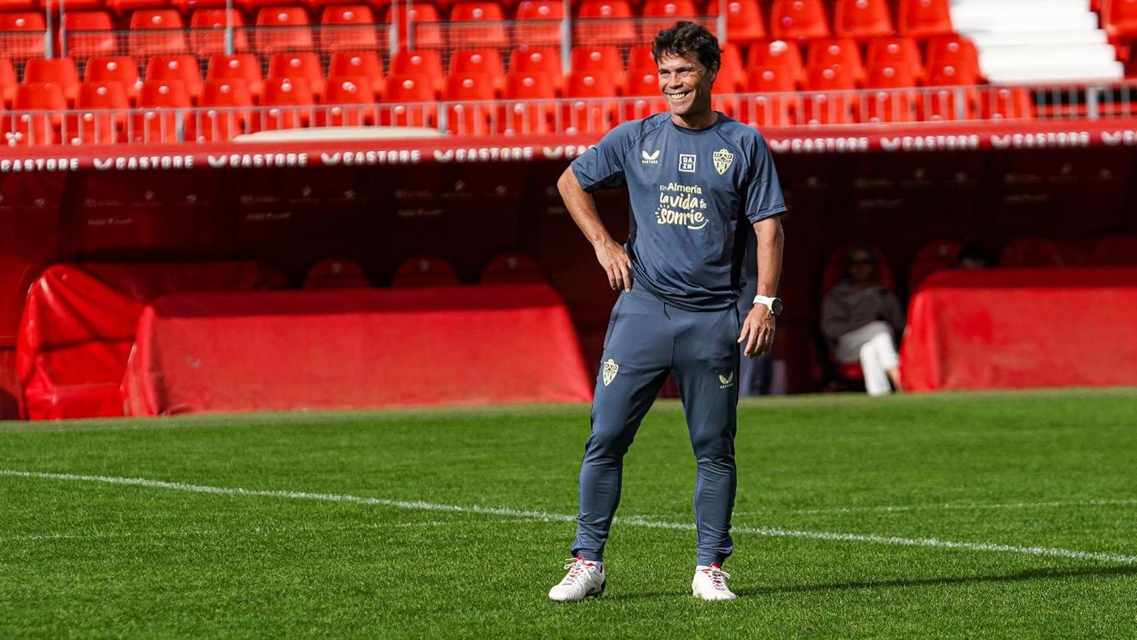 Rubi sonríe en una de las sesiones de esta semana.