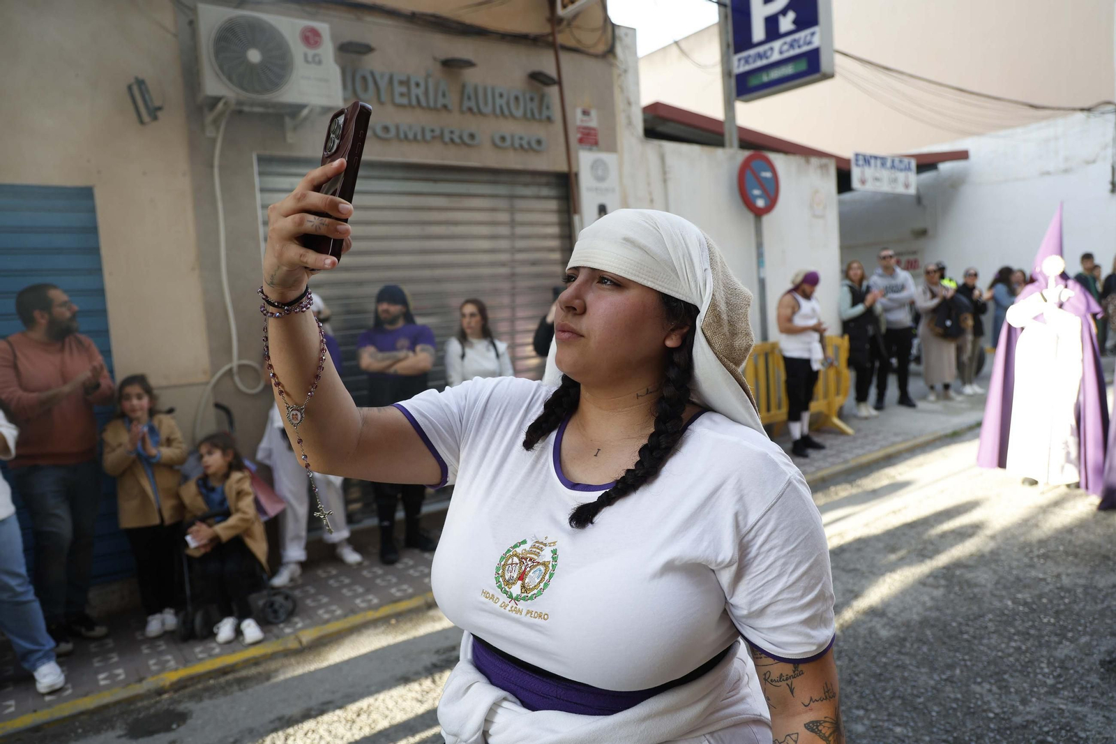 Fotos del Jueves Santo en La Línea: Perdón, Gran Poder y Angustias