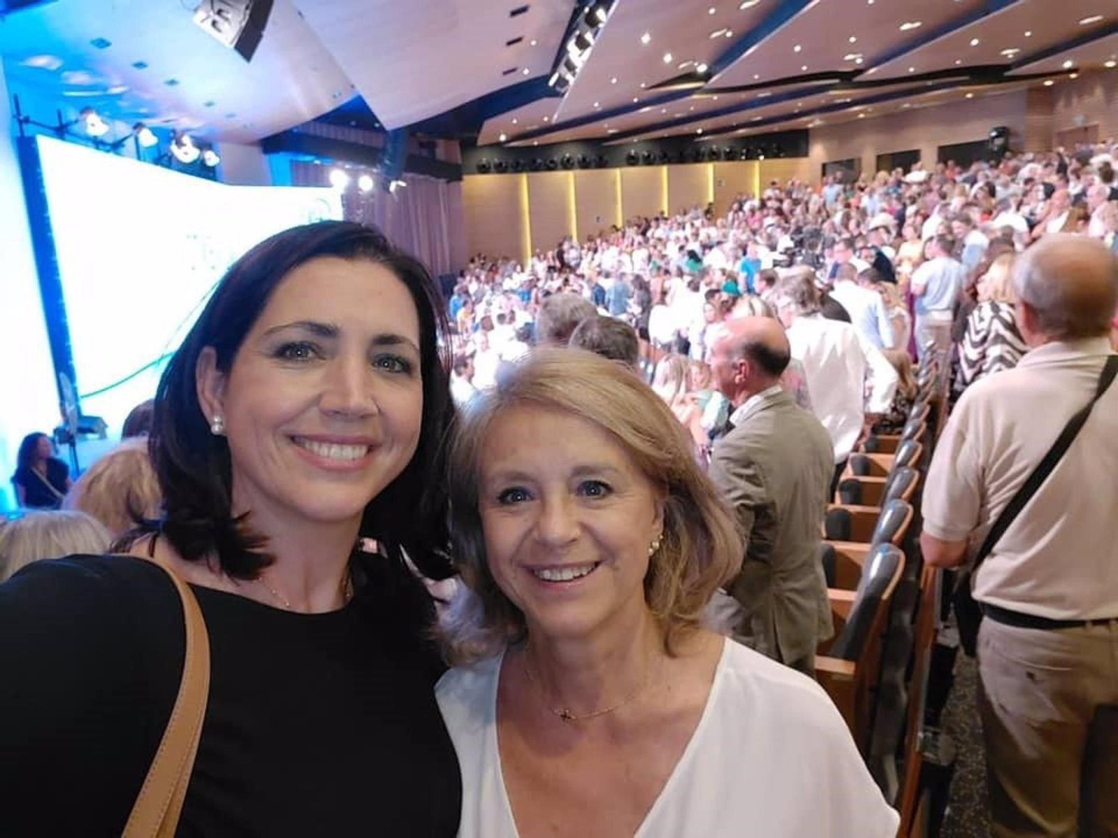 María Torres, en una imagen junto a María Luisa del Moral.