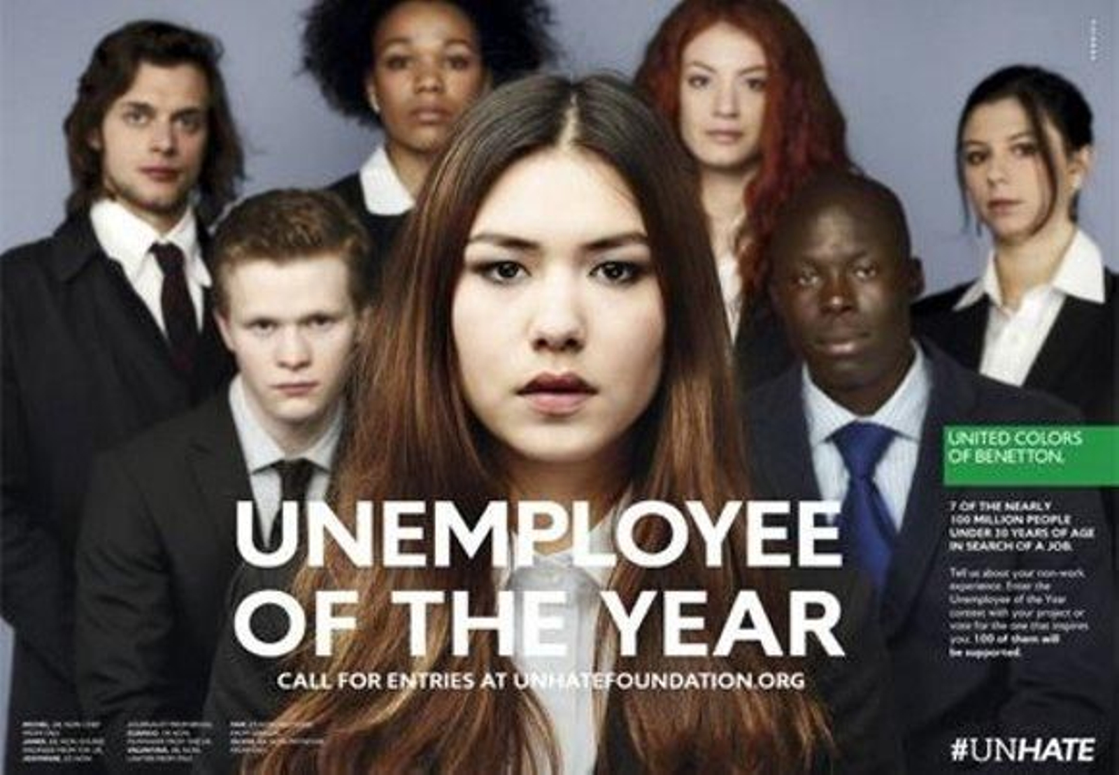 Benetton busca a los "desempleados del año"