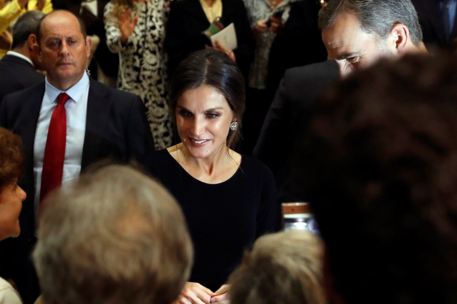 La recepción previa a la entrega de los Princesa de Asturias