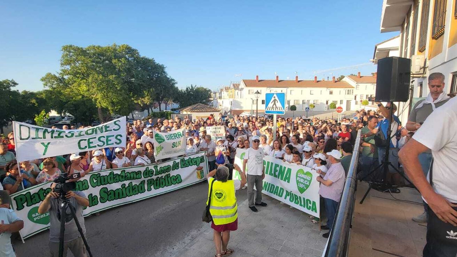 Concentración en Estepa.