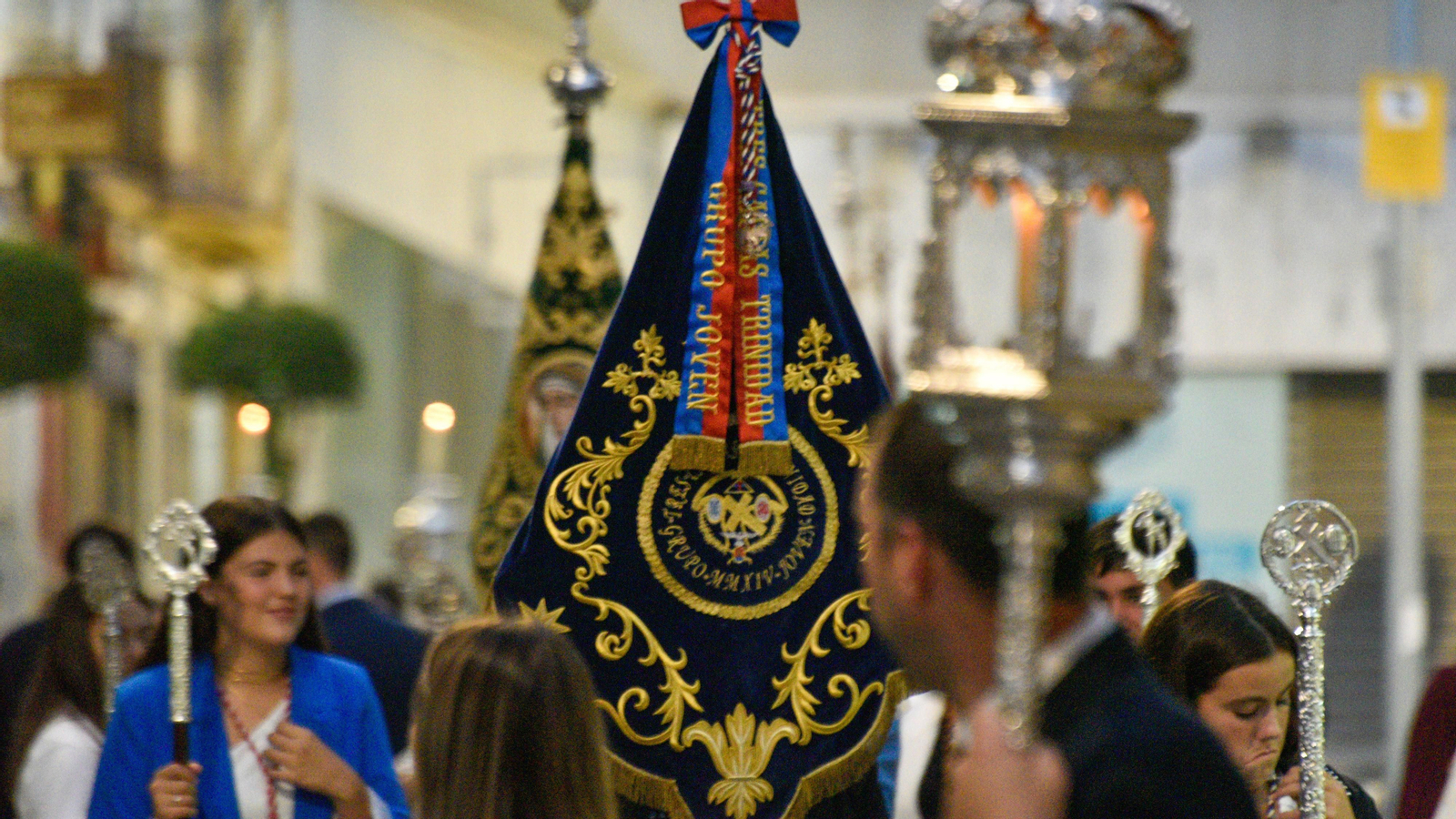Procesión de La Virgen del Rosario de Europa en Algeciras