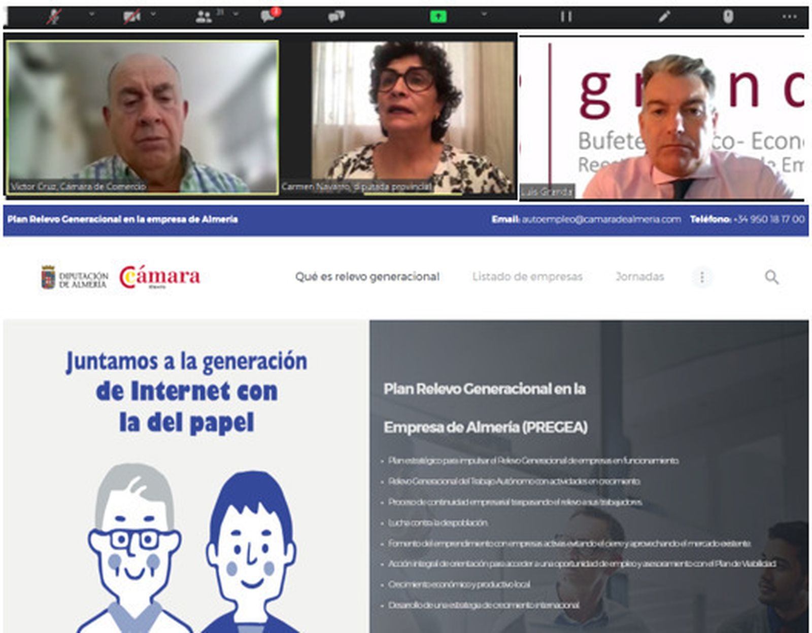 Más de 60 empresarios y profesionales han asistido a la jornada “Relevo generacional y Reestructuraciones de Empresas”.