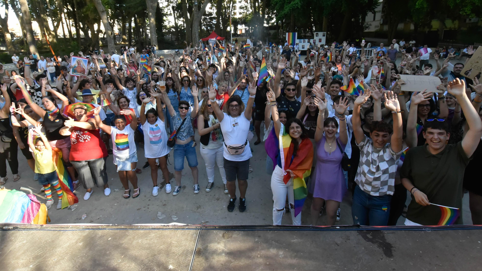 Fotos de la celebración del Orgullo LGTBI en Algeciras con Manolita Chen