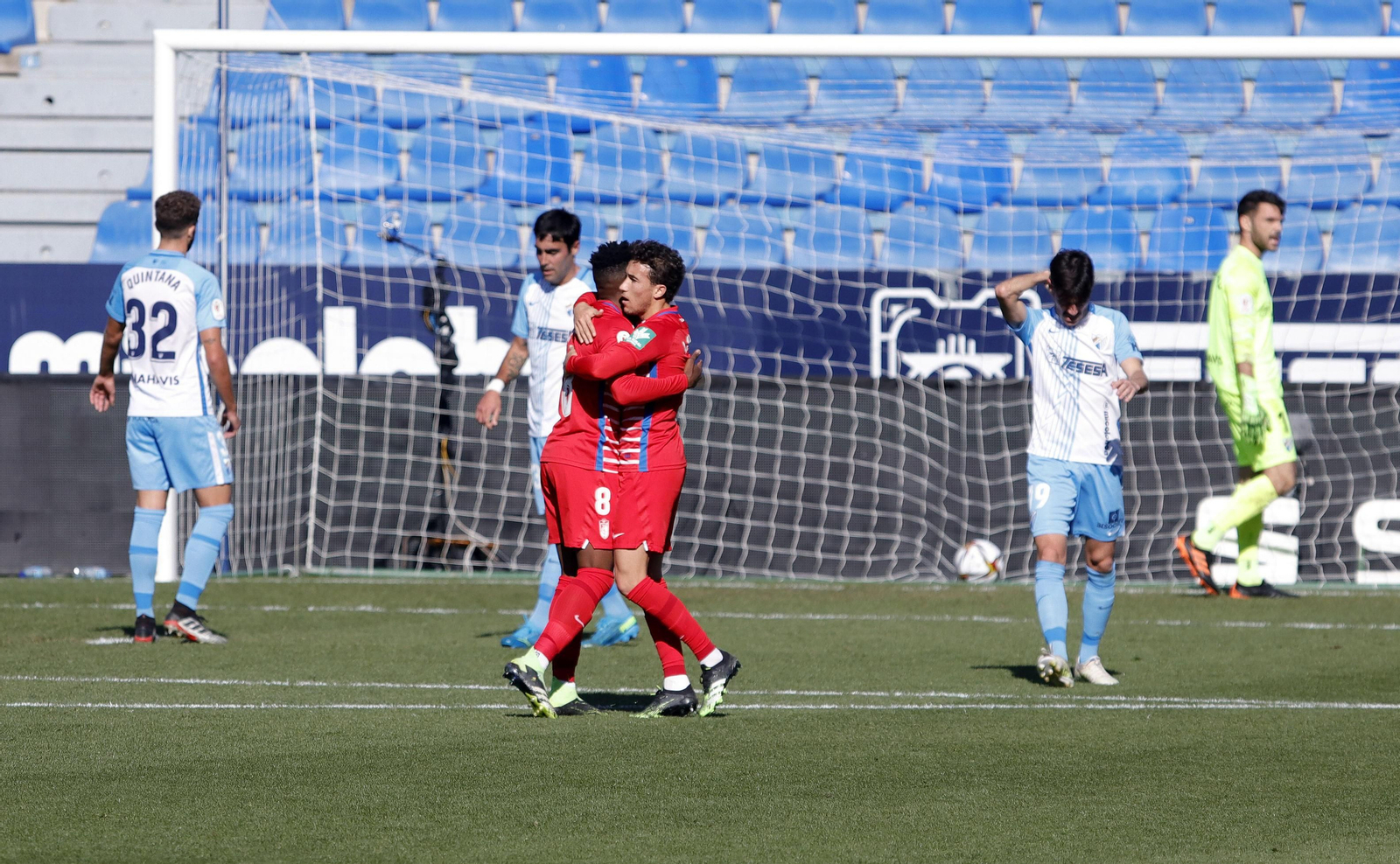 El Málaga CF-Granada, en fotos