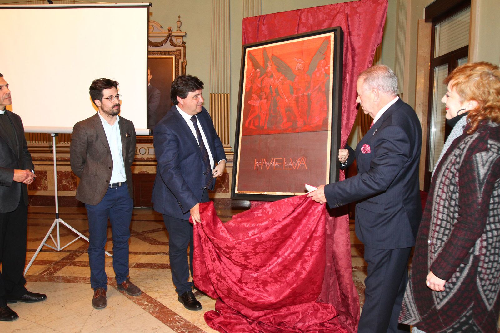 El Cristo de las Cadenas centra el cartel de la Semana Santa de Huelva de 2019