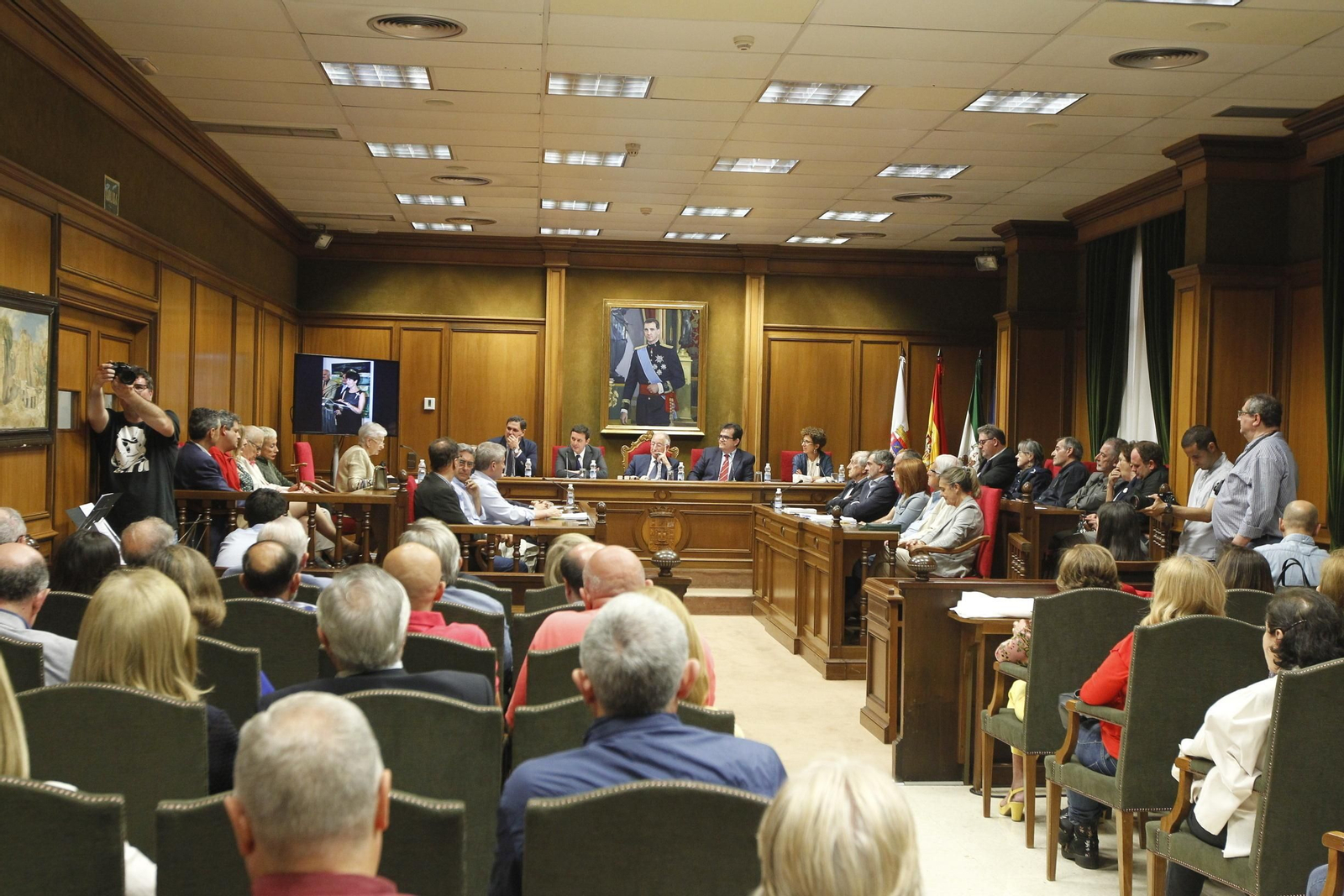 Plenario anual del IEA celebrado ayer en Diputación y presidido por Gabriel Amat.