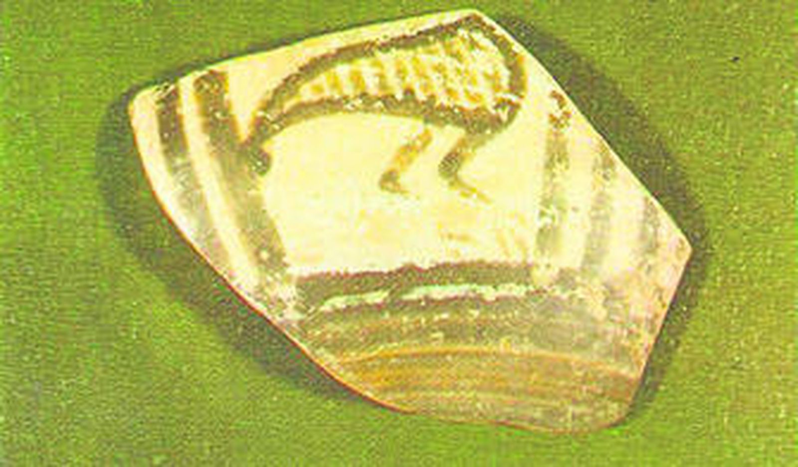 La temática de ave exorna este cuenco griego.