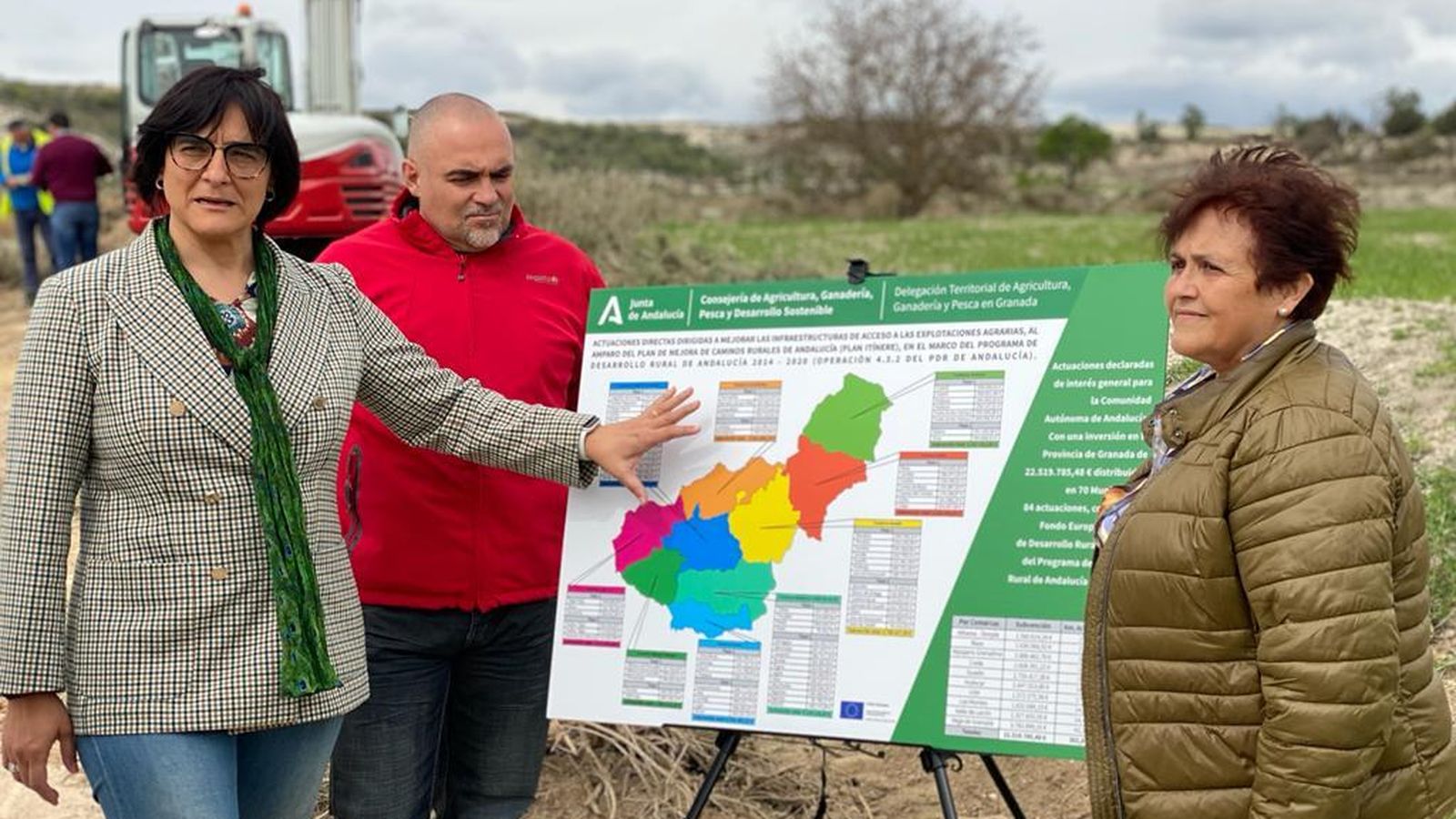 Mapa con las intervenciones del Plan Itínere.