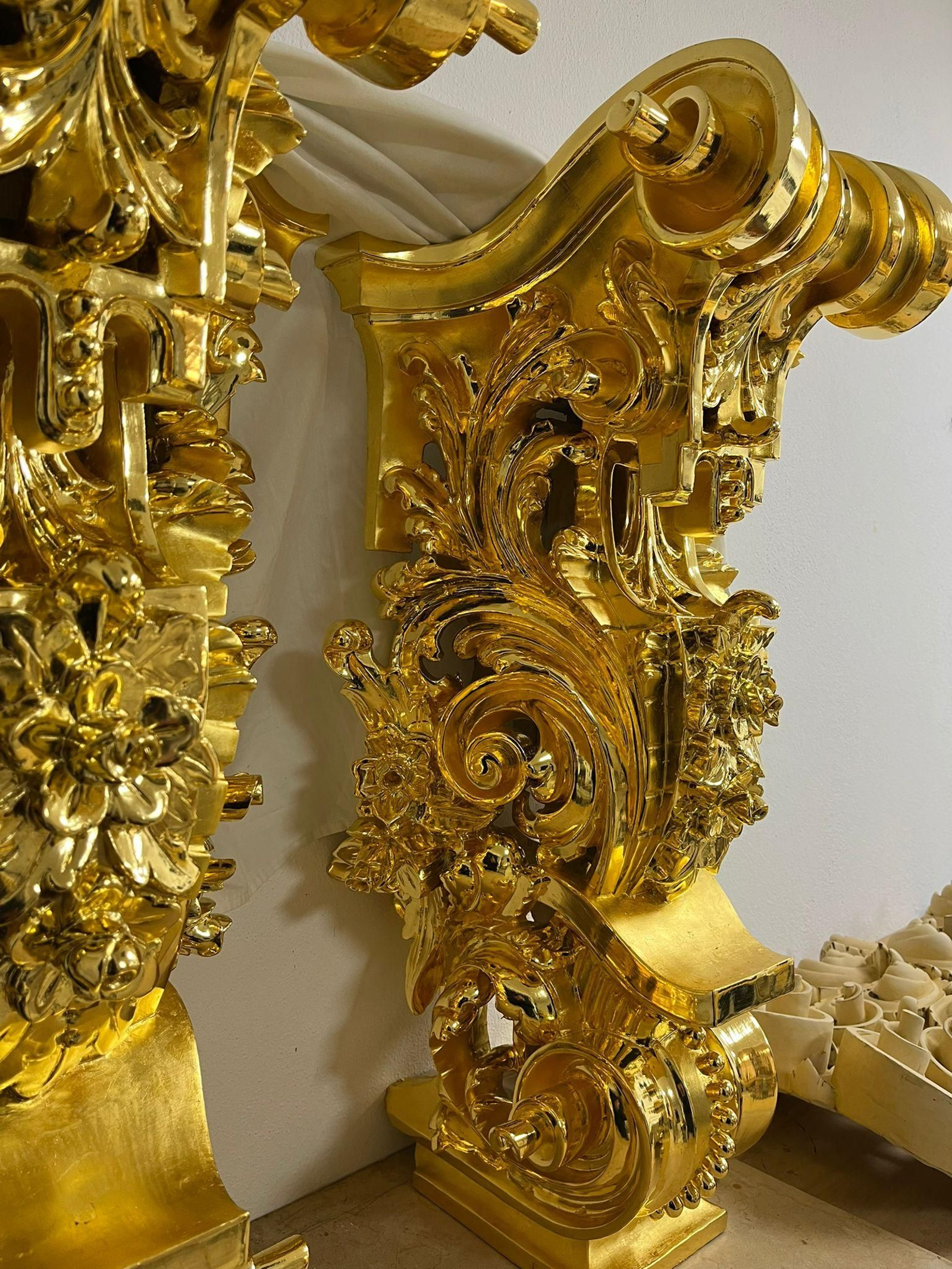 Piezas doradas del paso de misterio del Prendimiento