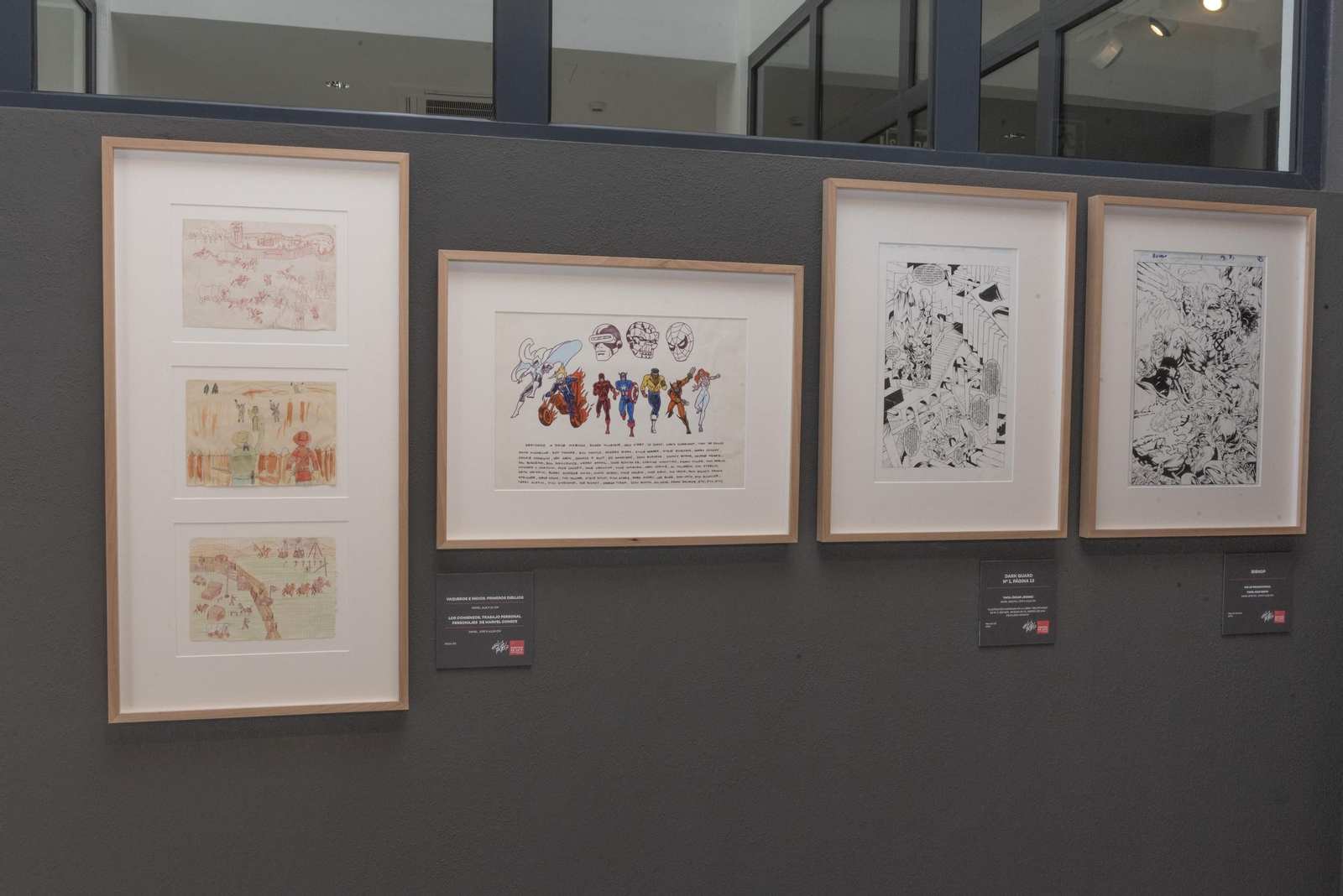 Fotos de la exposición permanente de Carlos Pacheco en el Centro de Arte Contemporáneo de San Roque