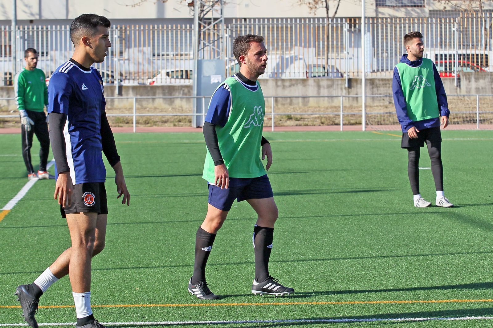 Alberto Fernández, en el entrenamiento de hace unos días en La Granja.