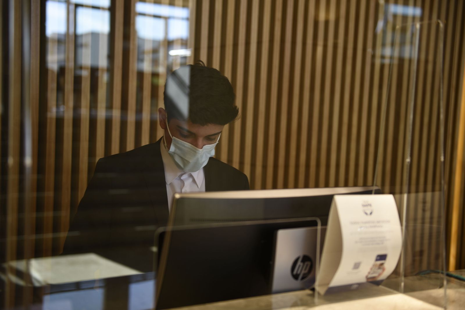 Recepción en un hotel de la capital onubense.