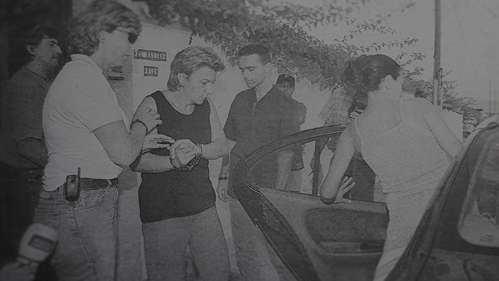 Recorte de prensa de la detención de Dolores Vázquez.