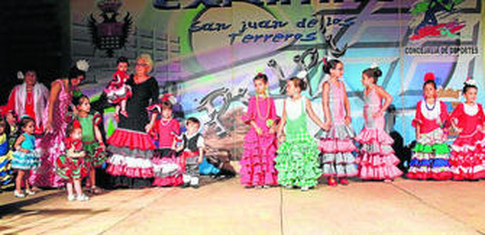 Los distintos modelos de trajes de flamenca.