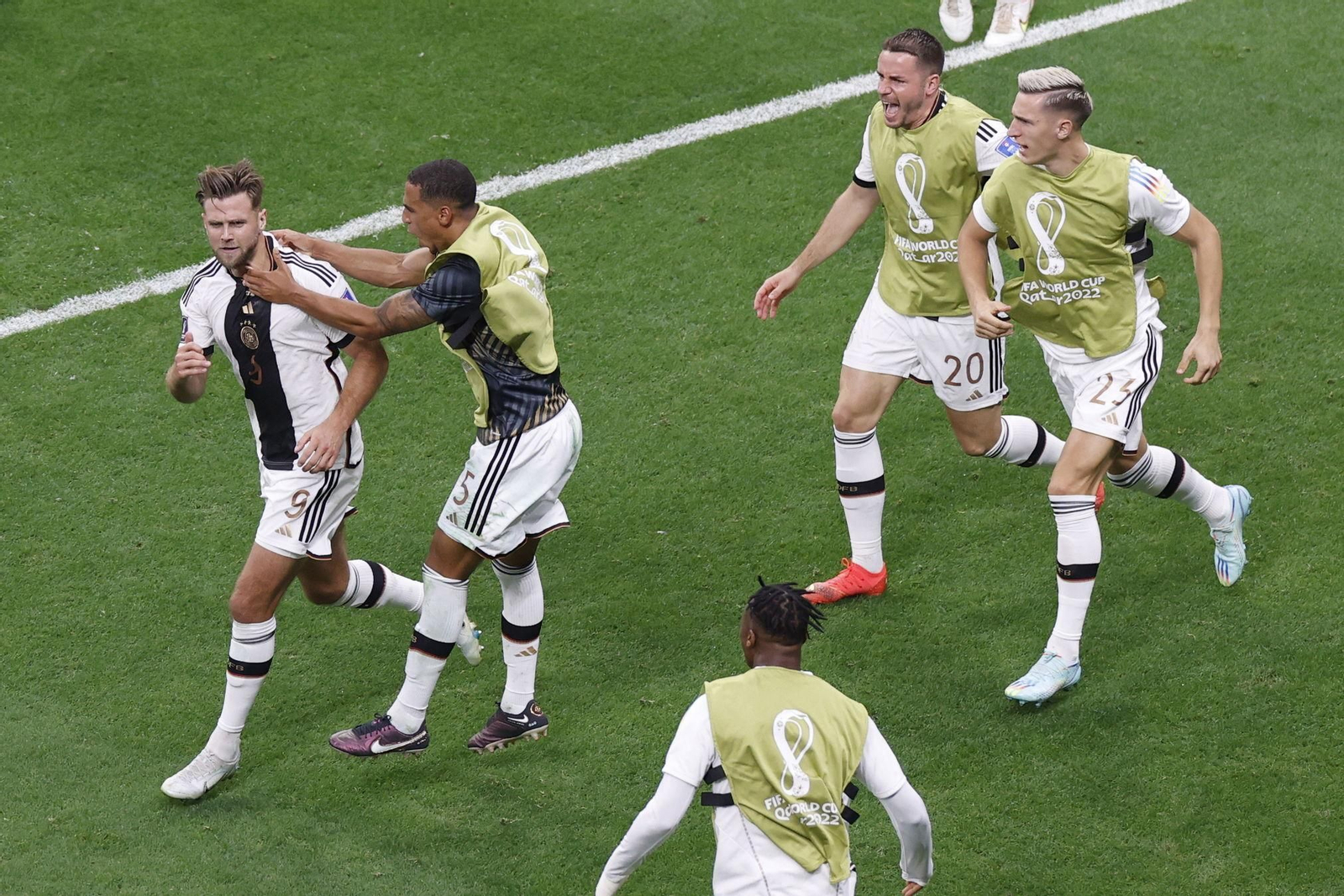 Las fotos del España-Alemania del Mundial de Qatar