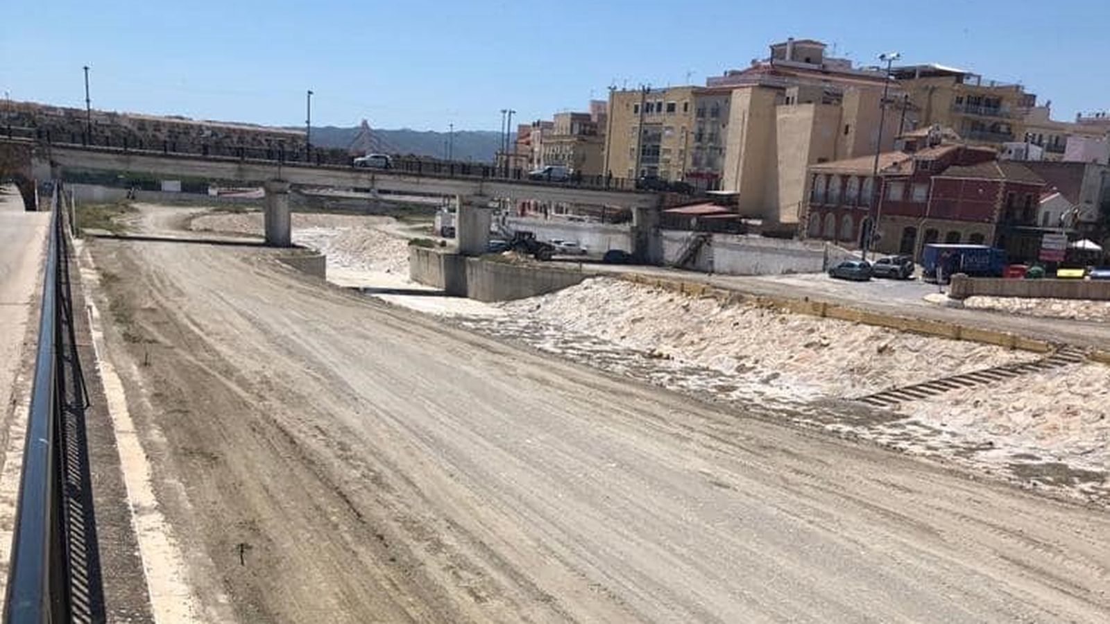 Este es el aspecto actual de la rambla de Albox tras las obras del Consistorio.