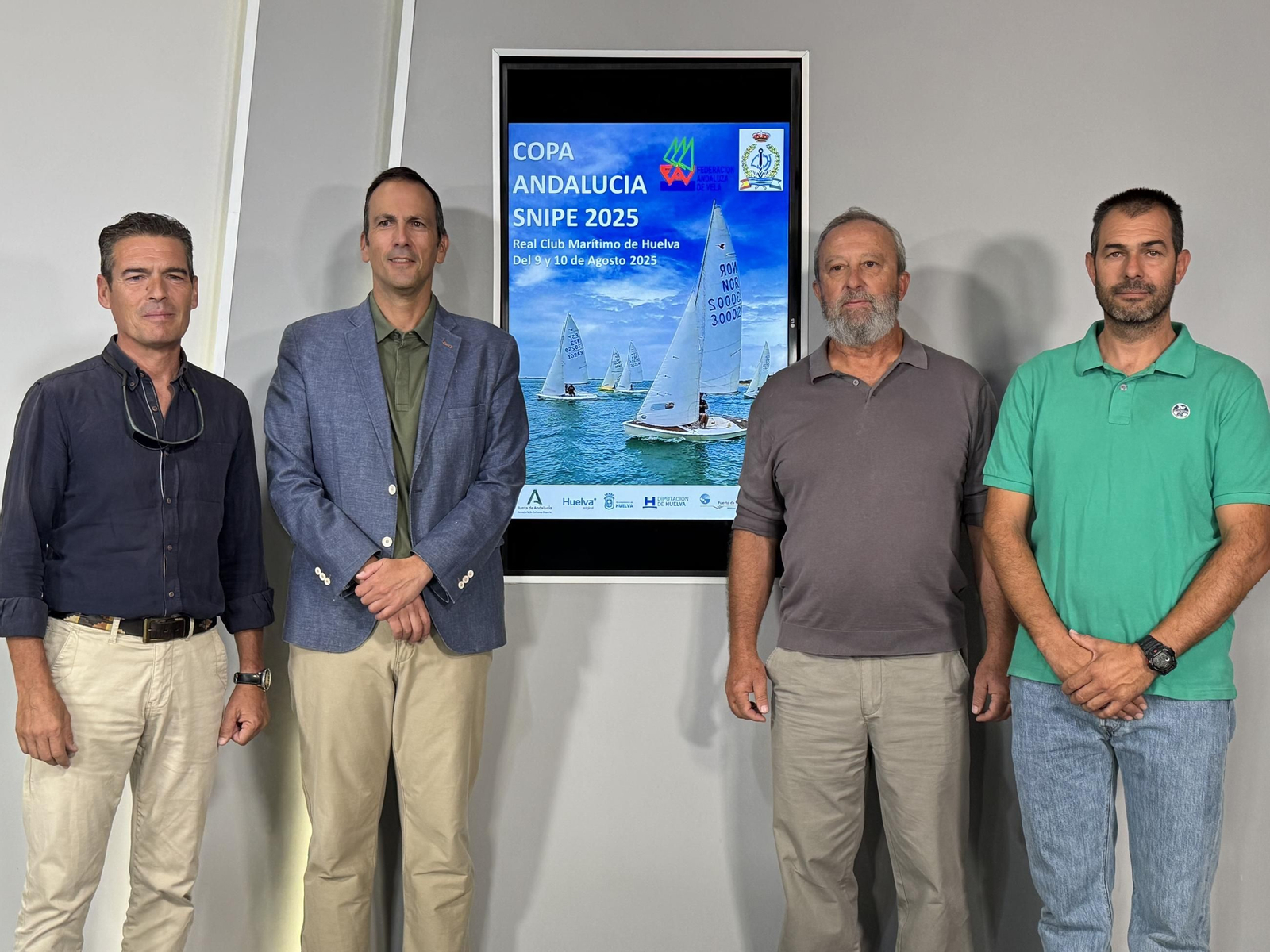 Presentación del Campeonato Andalucía de Snipe en el Ayuntamiento de Huelva.