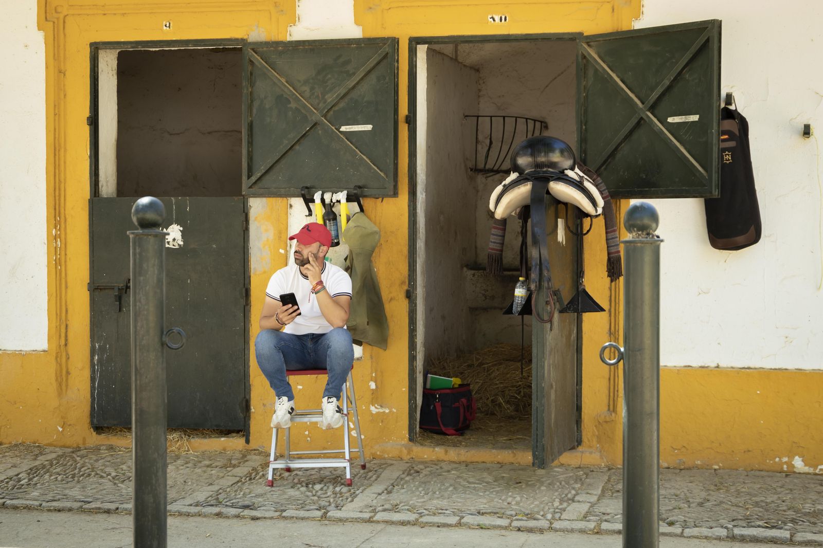 Final del concurso de Doma Vaquera 2023 en el Depósito de Sementales