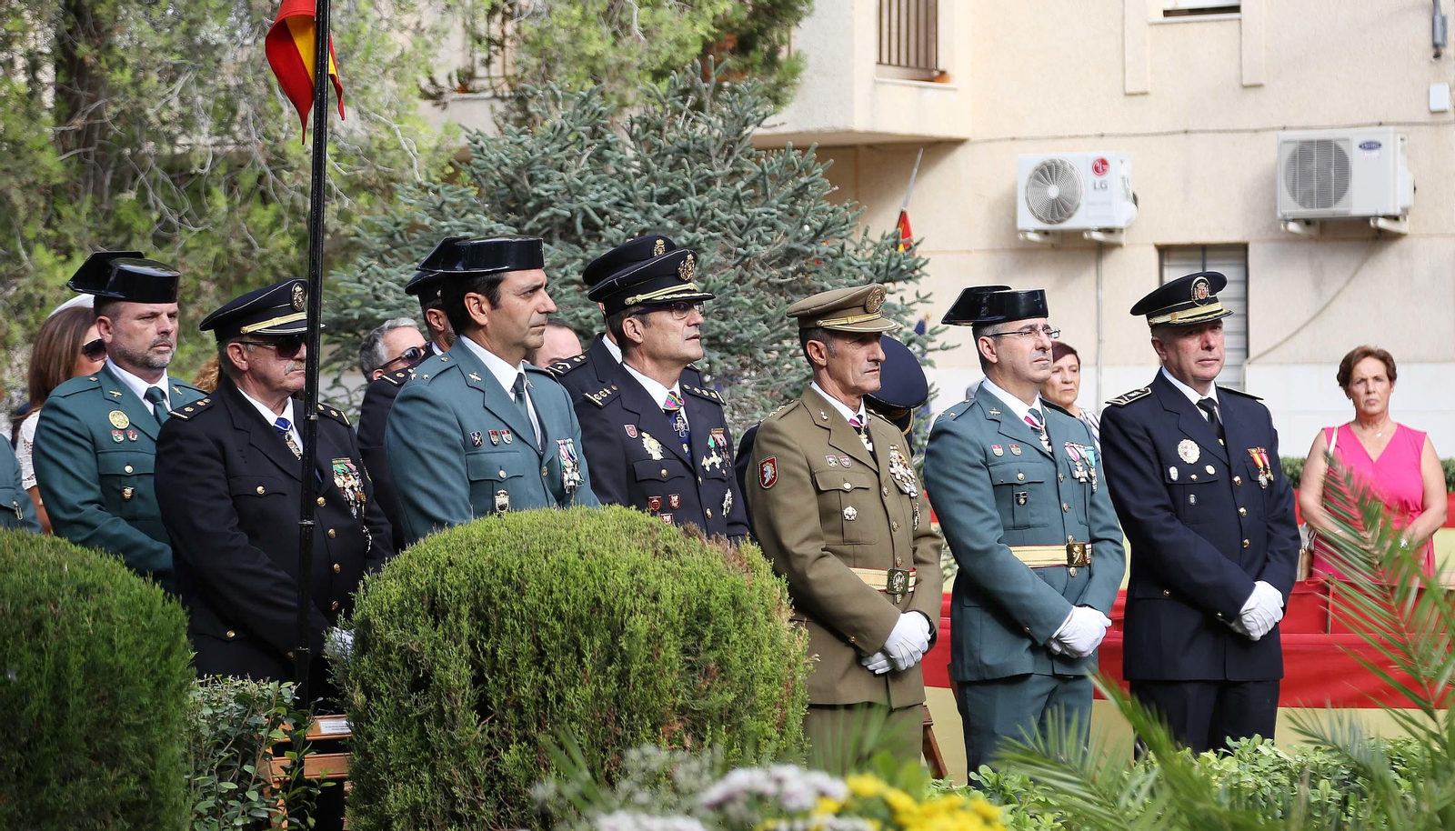 Imágenes del acto de la Guardia Civil