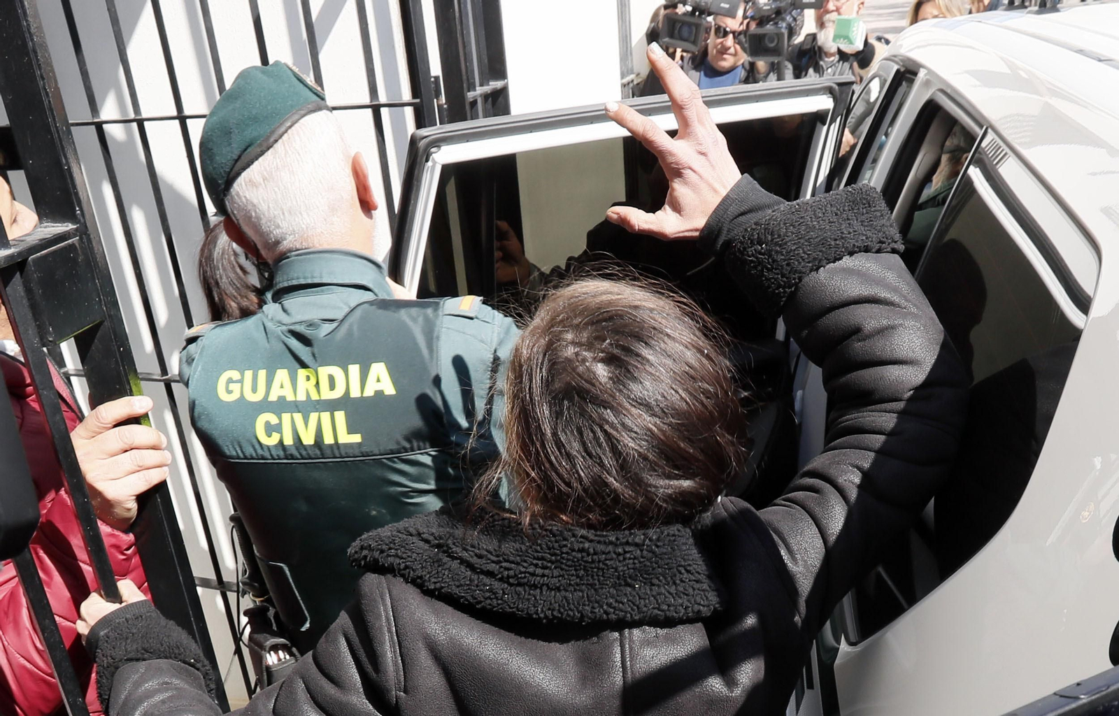 Fotos de la reconstrucción del crimen de El Rubio