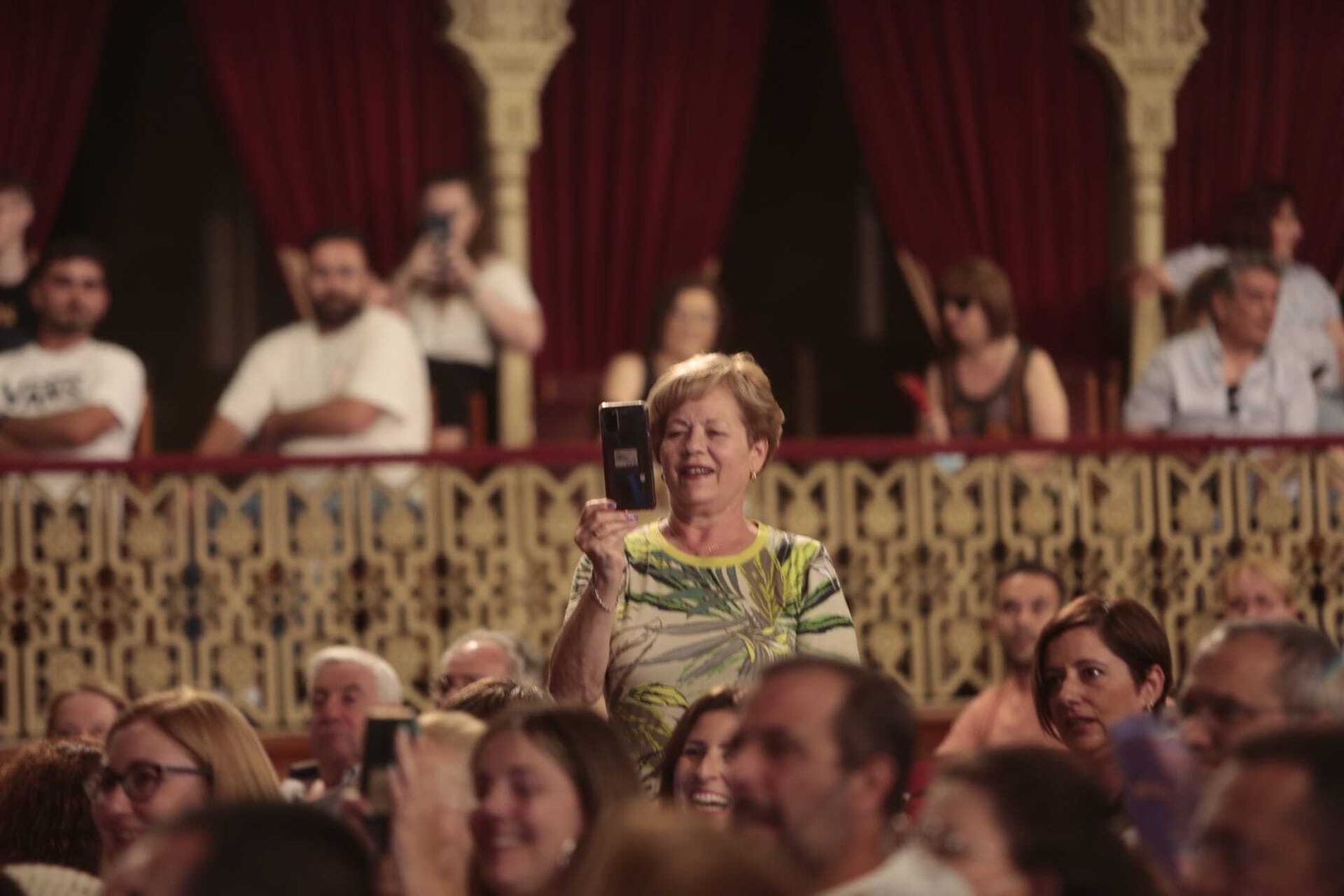 el público asistente a la función