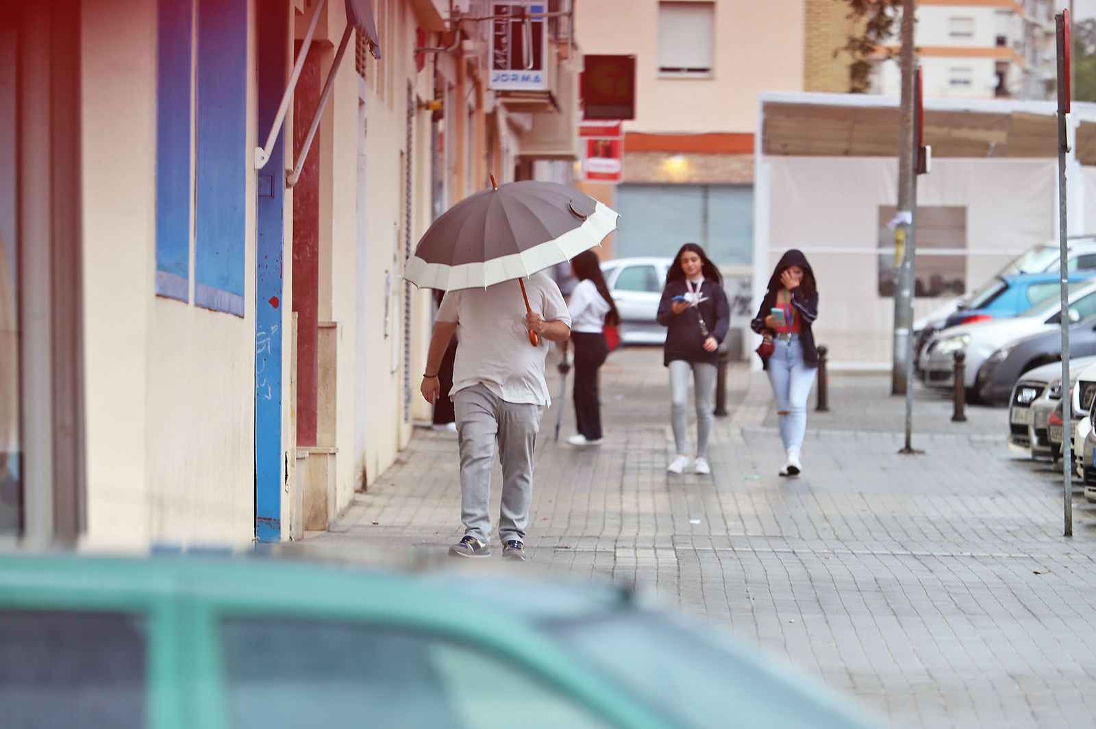 La lluvia en la jornada de domingo en Huelva