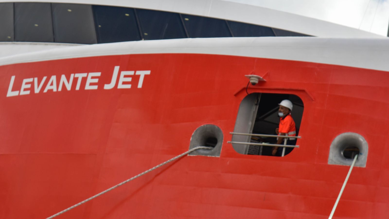 Las fotos de la inaguración del Ferry Levante Jet