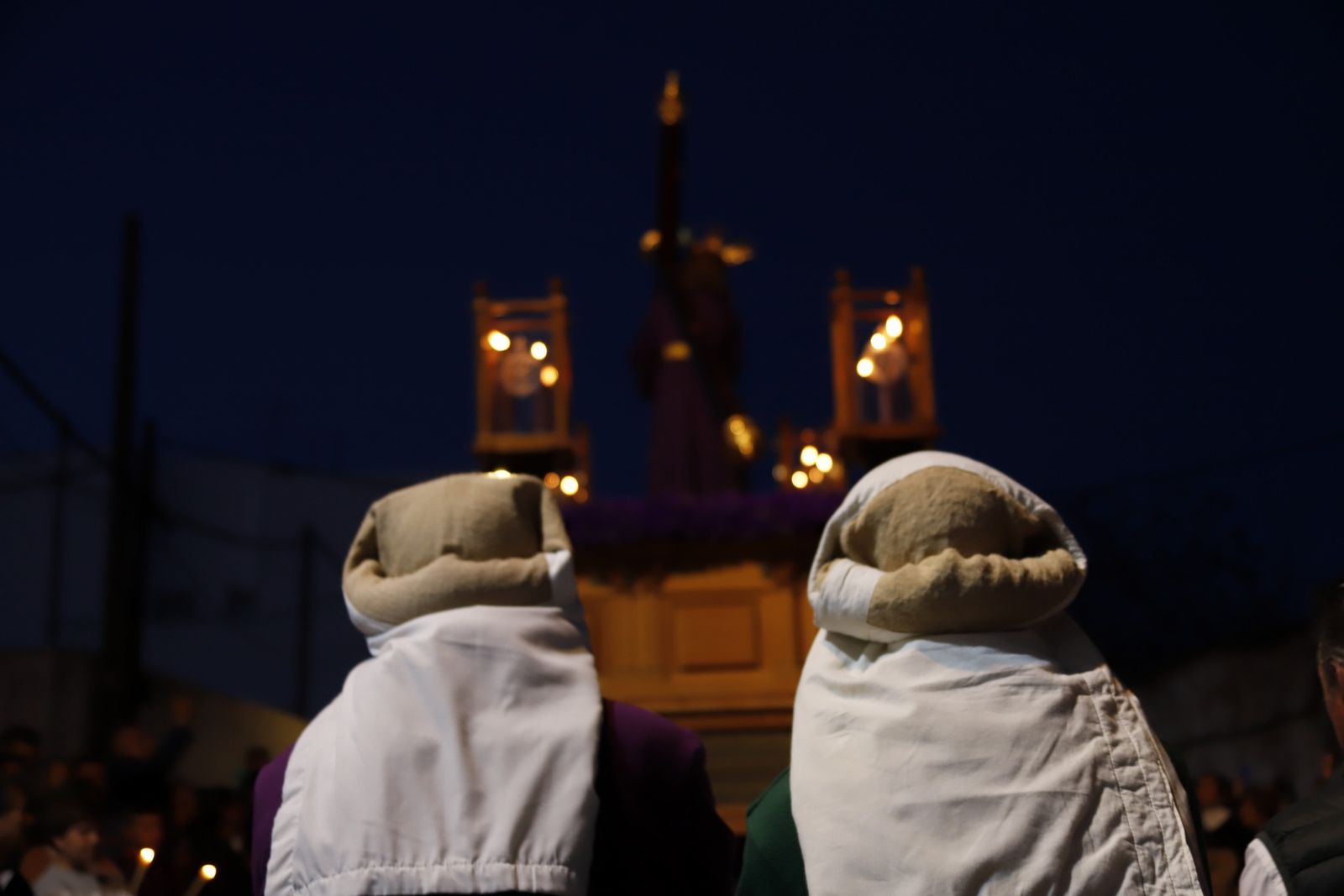 Miércoles Santo en Villanueva de Córdoba: La procesión del Santo Encuentro, en fotografías