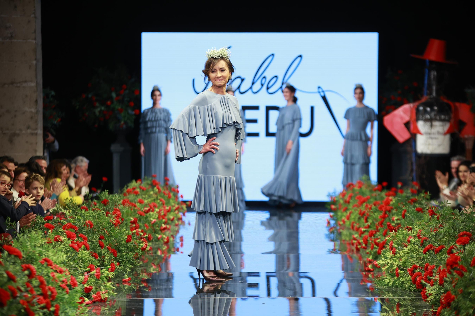 Desfile de Isabel Avedú en la Pasarela Flamenca Jerez Tío Pepe 2023